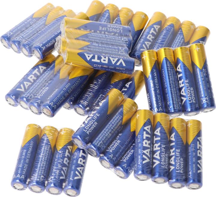Actual product image Varta Longlife Power (40 pcs., AAA, 1260 mAh)