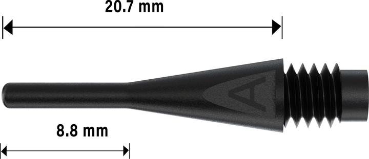 Actual product image Bull's AXX Soft Tips Short 6mm(2BA)
