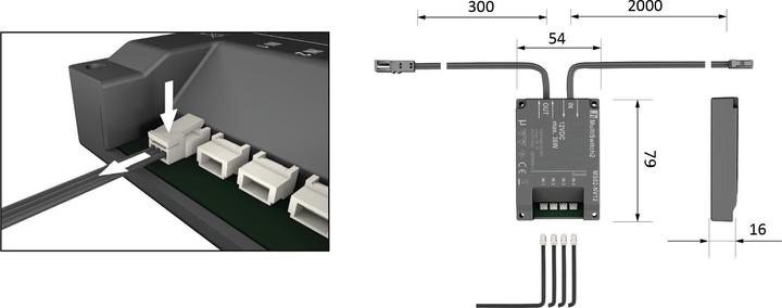 Actual product image Halemeier Sensor switch MultiSwitch2 Master 12 / 24 / 230 V
