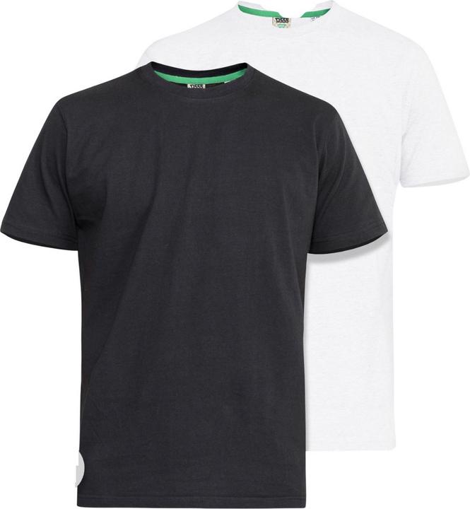 Actual product image DUKE Tshirt Fenton D555 Kingsize Crew Neck 2Pack (5XL)