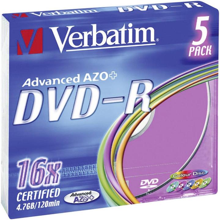 Image du produit Verbatim Dvd-R (5 x)
