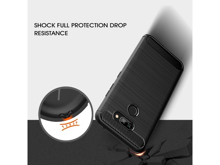 Produktbild Screenguard LG K50S Hülle Carbon Brushed Soft TPU (LG K50s)