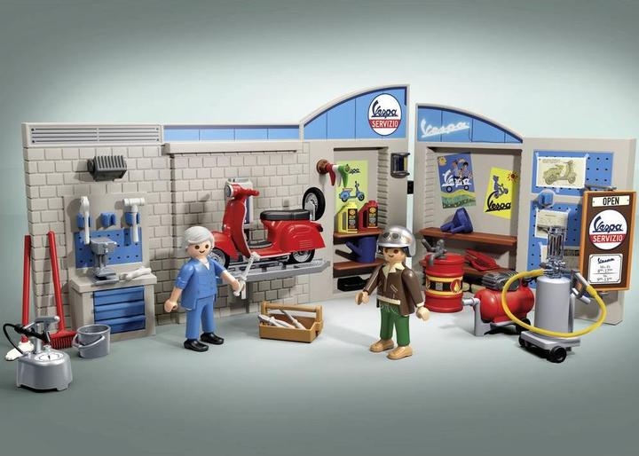 Image du produit Playmobil Atelier Vespa des années 60 (71620, Playmobil City Life)