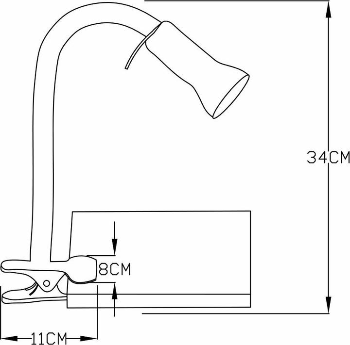 Produktbild Brilliant Klemmleuchte Flex (E14)
