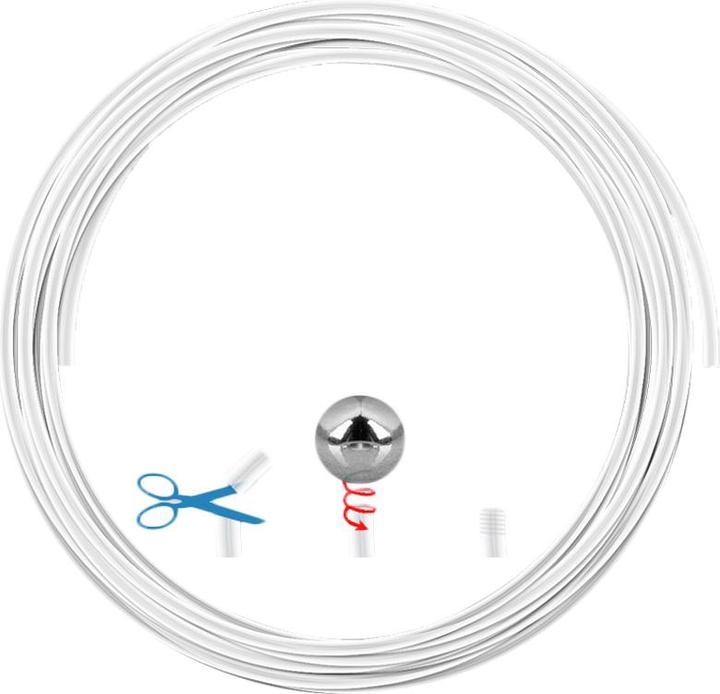 Immagine prodotto Star Piercing Barbell-Stab transparent ab Rolle (Bioflex, senza ottone)