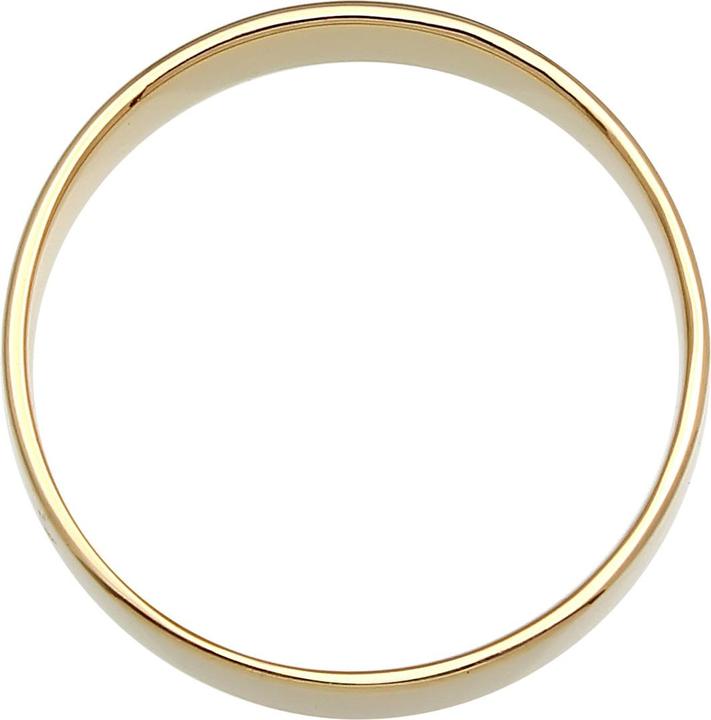 Actual product image Elli PREMIUM Ring Band Ring Wedding Ring Basic Wedding Pair 585 Yellow Gold (58, 585/14 K Gold)