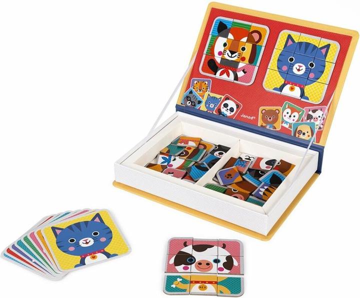 Image du produit Janod Livre aimanté Mix & Match (Allemand, Français, Italien, Anglais)