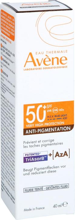 Actual product image Avène Anti-Pigmentation getöntes Fluid LSF 50+ für empfindliche Haut, 40 ml Lösung