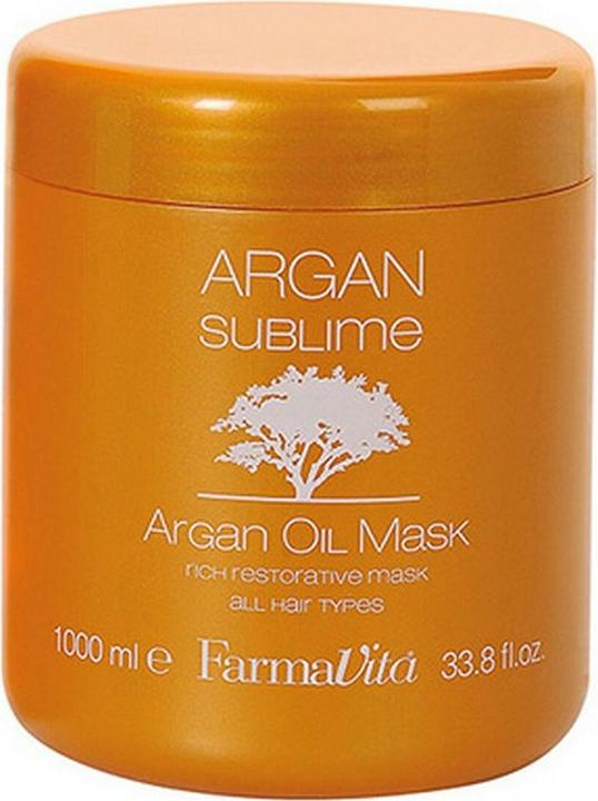 Farmavita Argan Sublime Argan Oil Mask 250ml, Frauen, Alle Haare, Alle Farben, 250 ml, Feuchtigkeits (250 ml)