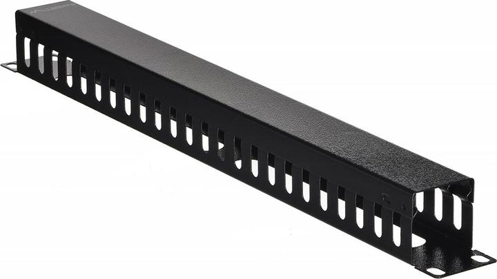 Produktbild Lanberg 19 " Kabelführungspanel 1 HE Typ A schwarz
