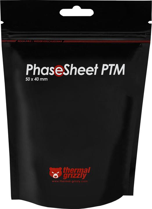 Produktbild Thermal Grizzly PhaseSheet PTM - 50x40mm (0.20 mm)