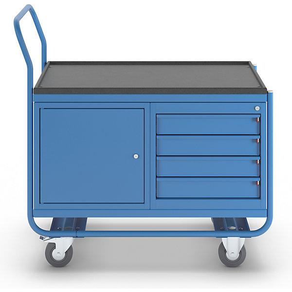 Actual product image eurokraft pro Industrial table trolley (150 kg)