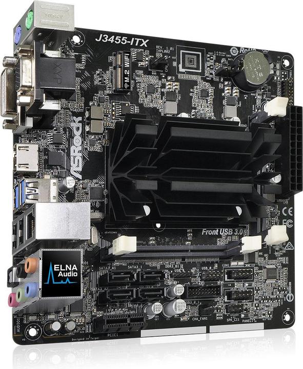Actual product image AsRock J3455-ITX (Onboard, Intel SoC, Mini-ITX)