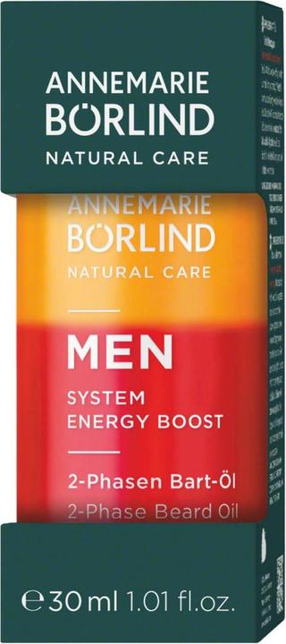 Annemarie Börlind for Men Serie - Men System Energy Boost 2-Phasen Bart-Öl (30 ml)