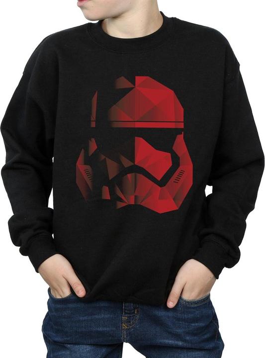 Immagine prodotto Star Wars The Last Jedi Stormtrooper Red Cubist Helmet Felpa Ragazzi (116)