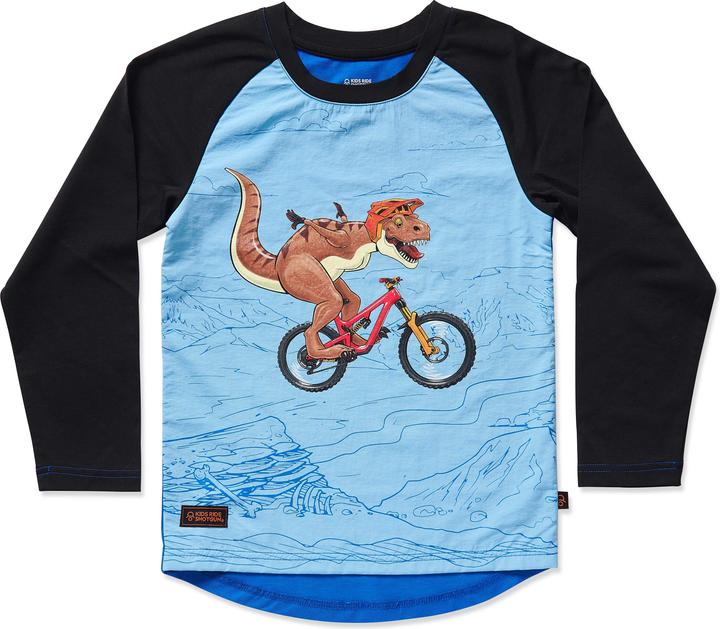 Immagine prodotto Kids Ride Shotgun Maglia MTB Dino antivento per bambini (110, 116, 115 A)