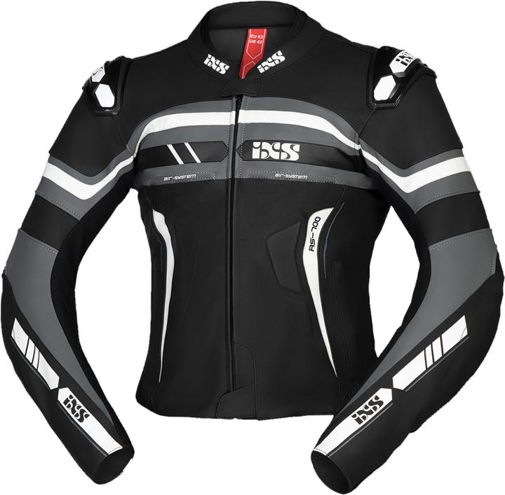 Image du produit iXS Sport LD Combi RS-700 2pc noir-gris-blanc 110H (Hommes, 110)