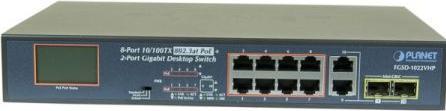 Immagine prodotto Planet 8 porte 10/100TX 802.3at PoE (8 Porti)
