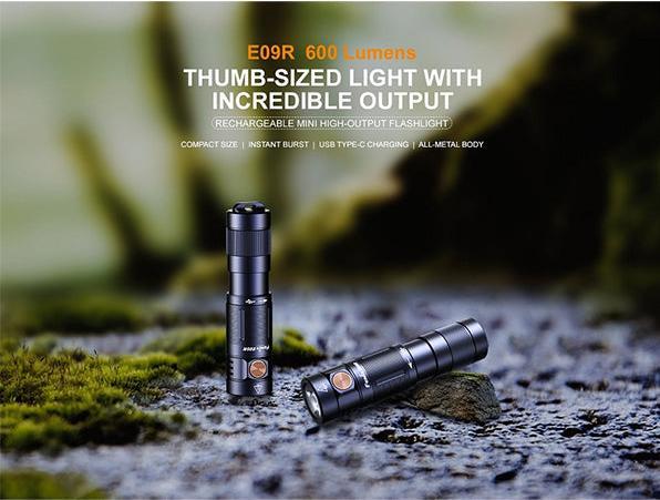 Actual product image Fenix E09R (7.90 cm, 600 lm)