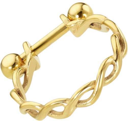 Produktbild Bijouteria Ohrpiercing (Chirurgenstahl 316L, PVD Beschichtung (goldfarbig))