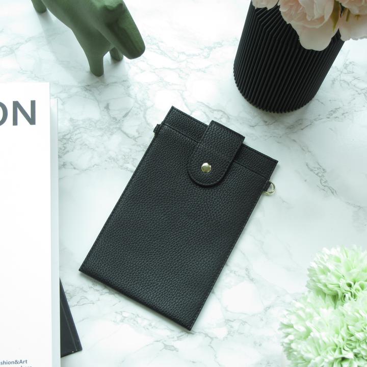 Immagine prodotto PhoneLook Elegante borsa universale per smartphone in pelle vegana con tracolla in pelle (vegana)