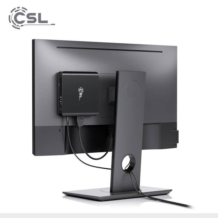 Actual product image CSL Narrow Box Ultra HD Compact v5 (Intel Celeron N5100, 4 GB, 1000 GB, Intel UHD Graphics)