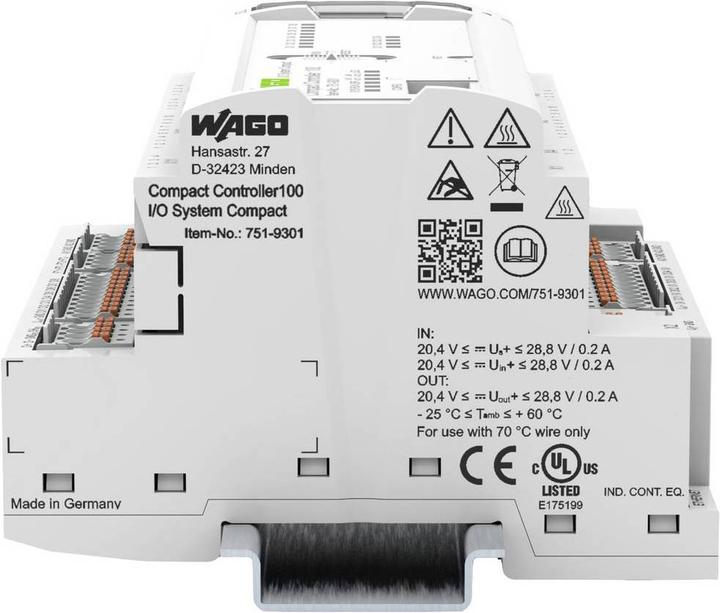 Produktbild Wago Controller mit integrierten I/Os