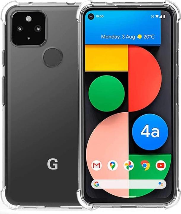 Immagine prodotto Screenguard Google Pixel 4a 5G Custodia Crystal Soft Airbag Bumper (Google Pixel 4a 5G)