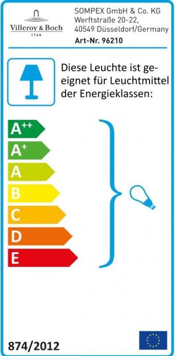 Energie-Label Villeroy & Boch Vancouver (E14)