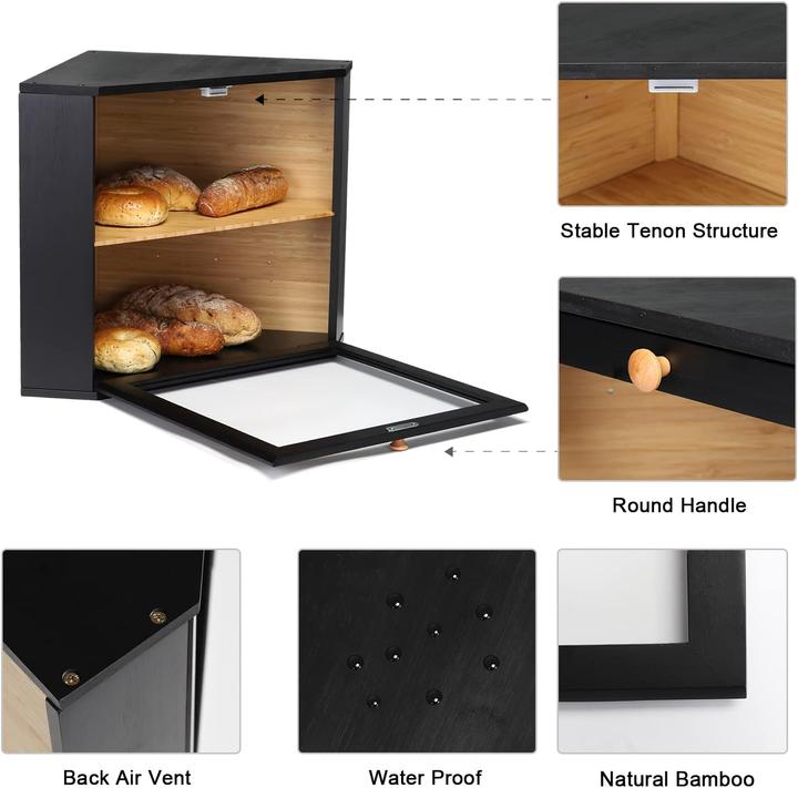 Image du produit Leader Accessories 2-Etagen-Brotkasten für die Ecke