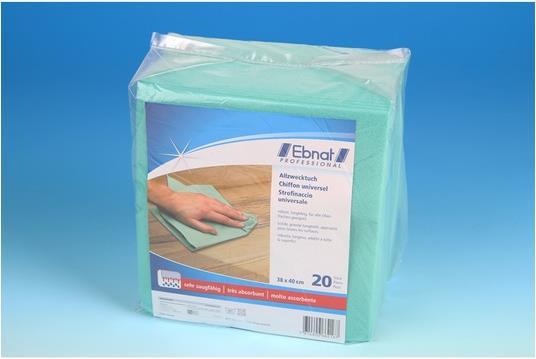 Actual product image Ebnat All purpose cloth green 20pcs 38x40 (20 pcs.)