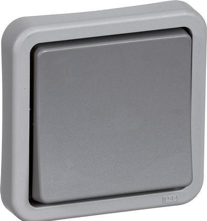 Produktbild LK Opus® 74 industri afbryderkorrespondance med 1 sløjfeklemme16A 250V ACmørkegrå