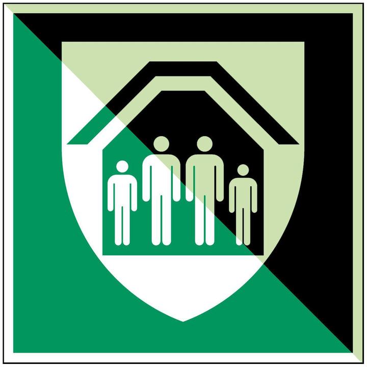 Label énergétique Brady Plaque de sécurité ISO - Abri