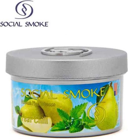 Actual product image Social Smoke Pear Chill (Pear, Mint)
