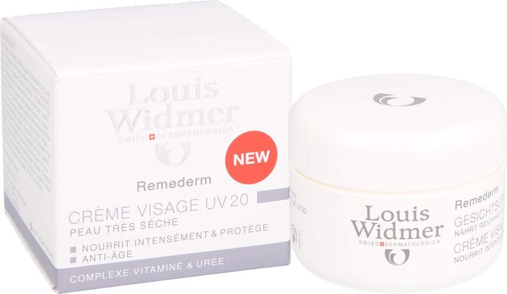 Immagine prodotto Louis Widmer Remederm Face Cream UV profumato (50 ml, Crema da giorno, SPF 20)