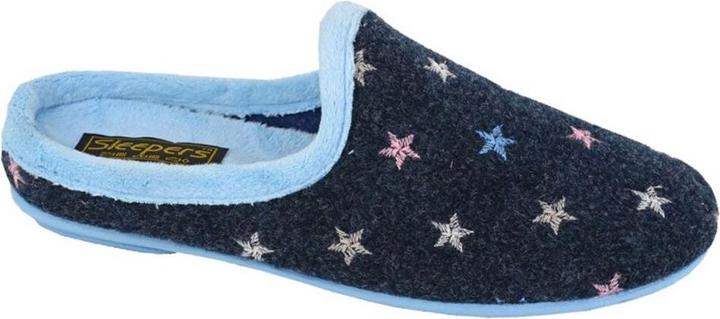 Actual product image Universal Textiles Womens/Ladies Ellie Star Motif Mule Slippers (42)