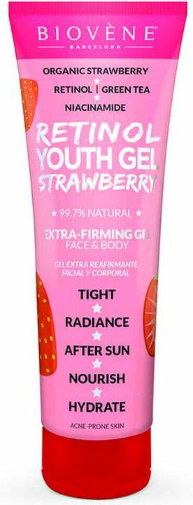 Immagine prodotto Biovène Biovene Retinol Youth Gel Strawberry Extra-Firming Face y Body 200ml (Gel corpo, 200 ml)