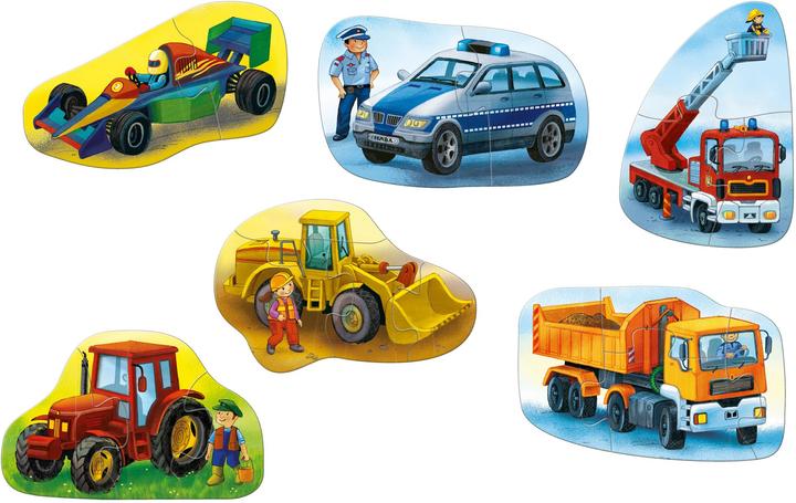 Immagine prodotto Haba 6 primi puzzle - veicoli (4 pezzi)