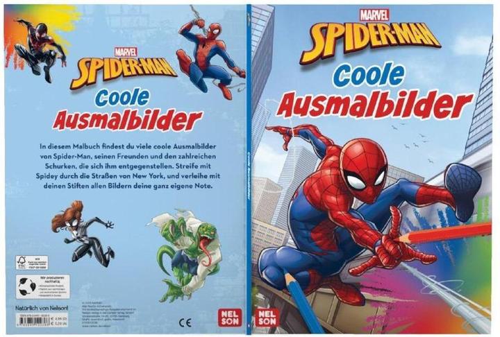 Produktbild Spider-Man: Coole Ausmalbilder (Deutsch, 2023)