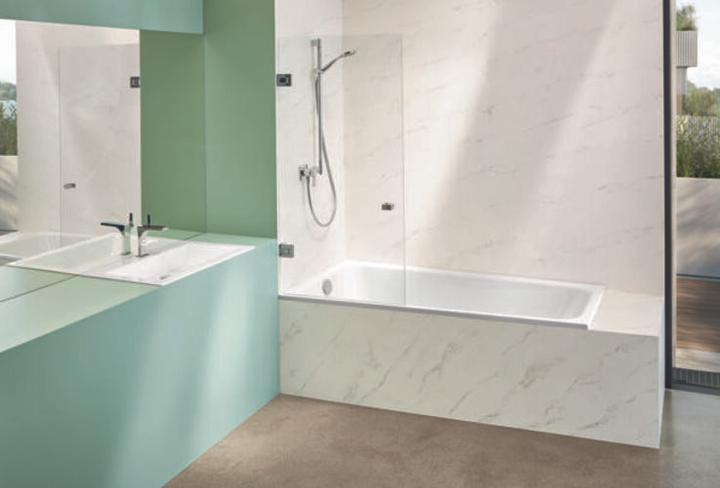 Produktbild Bette BetteSpace M Eck-Badewanne, 170x90cm, 1131, 1 Rückenschräge, weiss, Einbau links (192 l, 170 cm, 170 cm)
