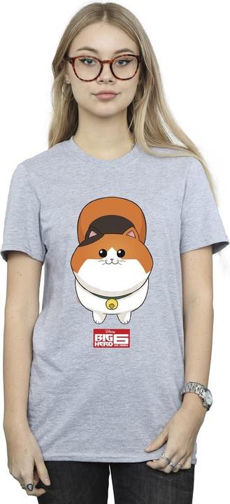 Immagine prodotto Disney Big Hero 6 Baymax Kitten Face Maglietta Ampia Donna (M)