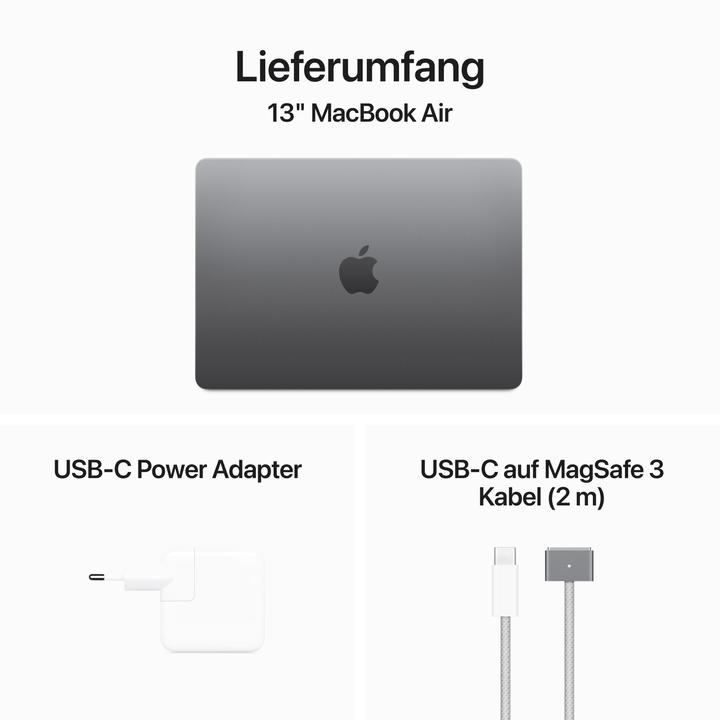 Produktbild Apple MacBook Air – 2024 (13.60", M3, 16 GB, 512 GB, CH)