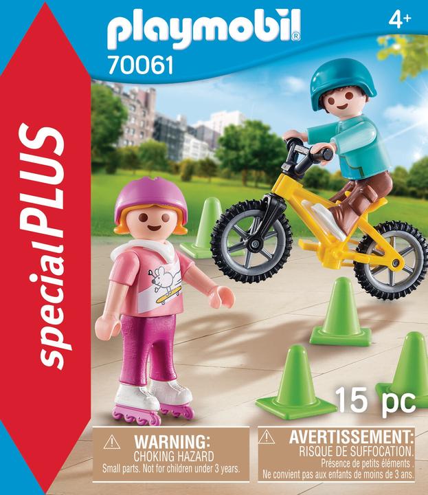Produktbild Playmobil Kinder m. Skates u. BMX (70061, Playmobil Special Plus)