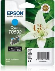 Produktbild Epson C13T05924010T0592 Tintenpatrone cyan 520 Seiten 13ml Cyan Stylus Photo R 2400 (C)