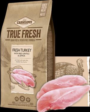Produktbild Carnilove Dog Adult Trockenfutter True Fresh Truthan (Adult, 1 Stk., 11400 g)