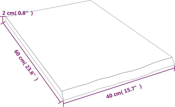 Produktbild VidaXL Siegmund (40 x 60 x 2 cm)