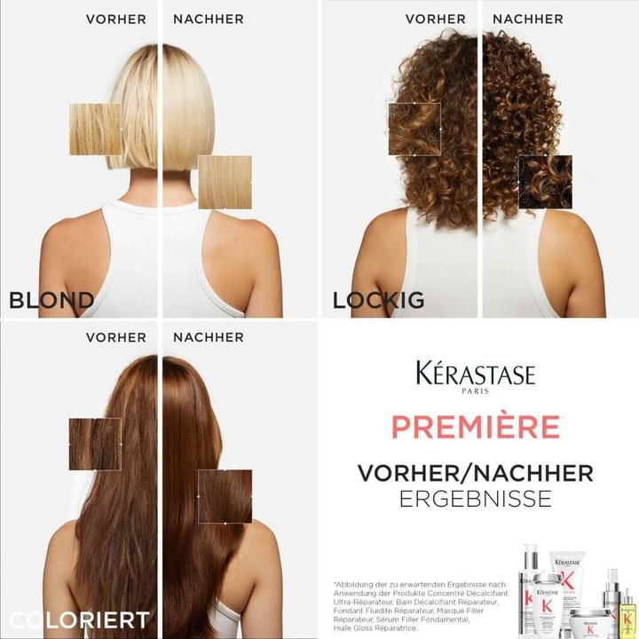 Produktbild Kérastase Première Routine für eine tiefenwirksame Haarreparatur - 500ml (Haarpflege set)