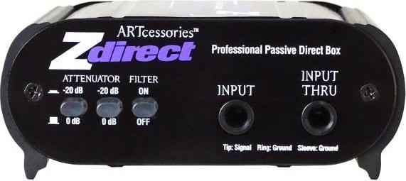 Actual product image ART Audio ART Z-Direct passive DI box with jack cable