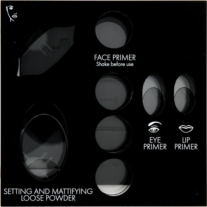Actual product image Pupa Milano Pupa Matt Empty Makeup Display Black With 8 Slots (Black)