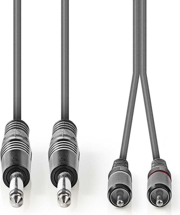 Immagine prodotto Nedis Cavo audio stereo 2X 6,35 mm maschio 2X RCA Mac (3 m)